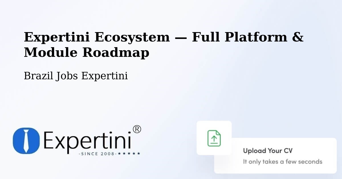 Expertini Ecosystem — Full Platform & Module Roadmap – Cabo